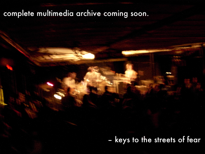 complete multimedia archive coming soon. - kttsof